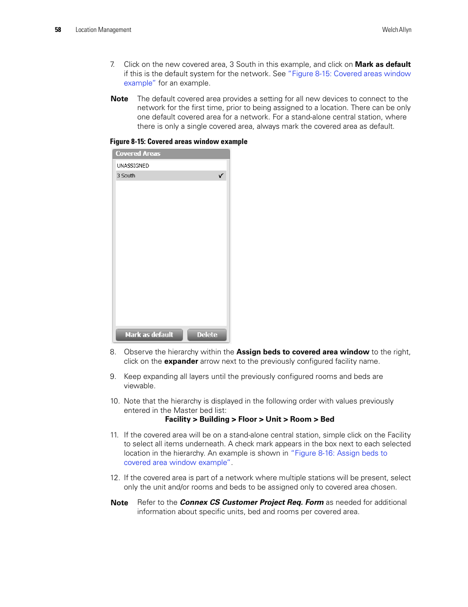 Welch Allyn Connex CS Central Station & Server - User Manual User Manual | Page 64 / 170