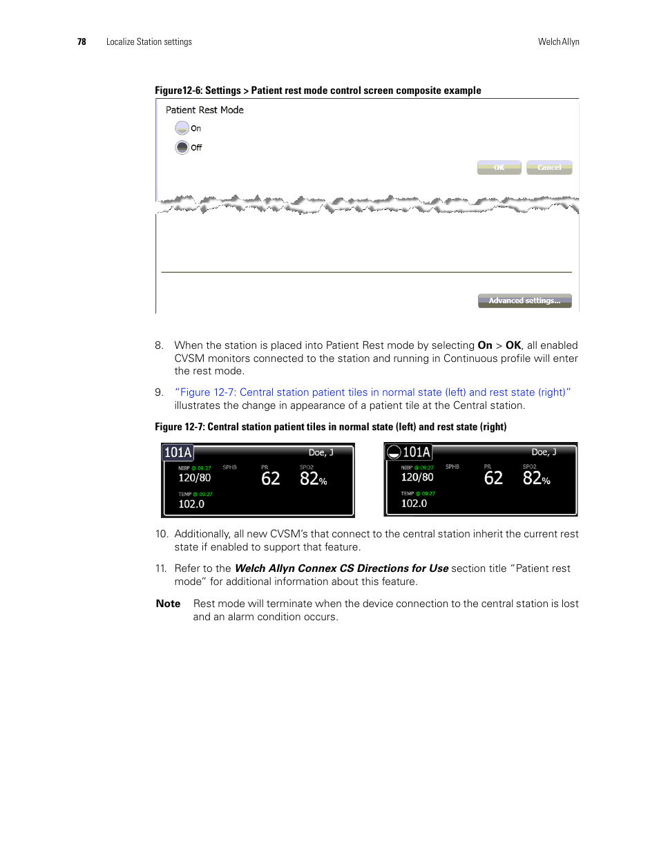 Welch Allyn Connex CS Central Station & Server - User Manual User Manual | Page 84 / 170