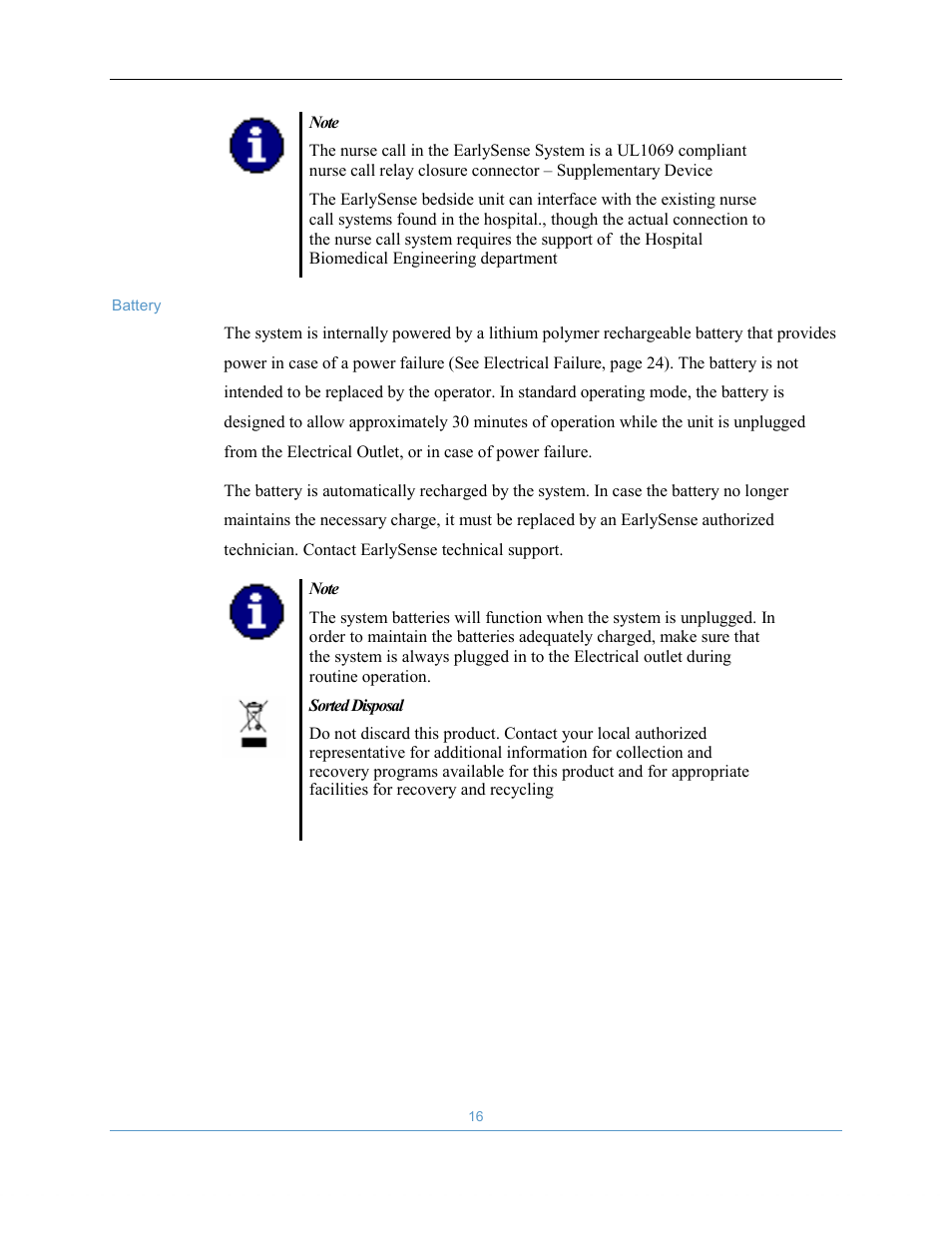 Welch Allyn EarlySense System 1.0 - Equivalent to model EverOn 1.0 - User Manual User Manual | Page 22 / 73