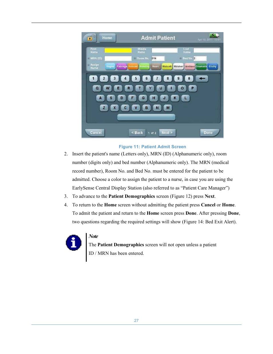 Welch Allyn EarlySense System 1.0 - Equivalent to model EverOn 1.0 - User Manual User Manual | Page 33 / 73