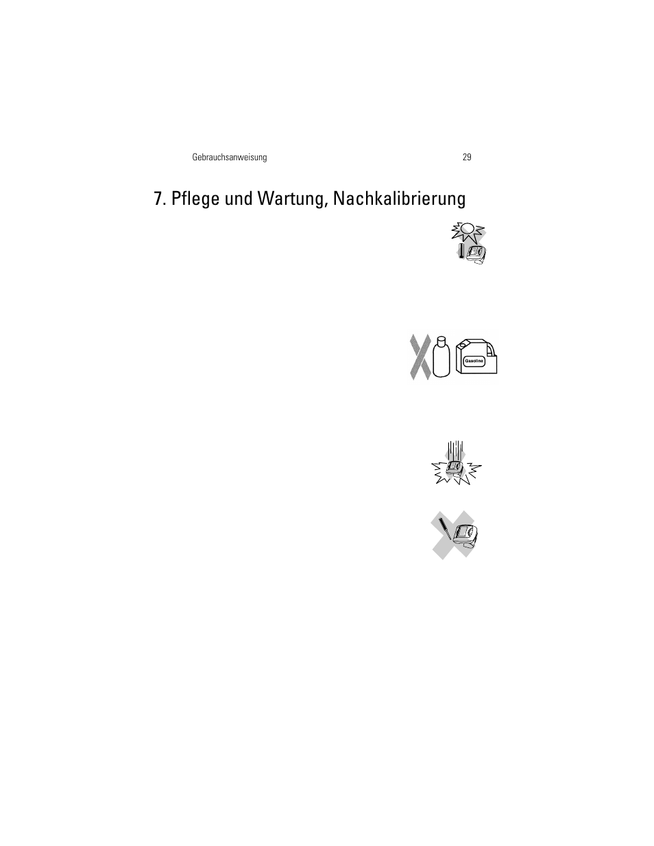 Pflege und wartung, nachkalibrierung | Welch Allyn OSZ 3 Easy - User Manual User Manual | Page 35 / 104