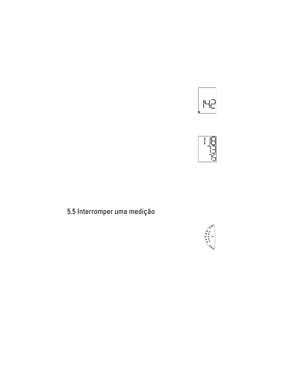 5 interromper uma medição | Welch Allyn OSZ 3 Easy - User Manual User Manual | Page 96 / 104