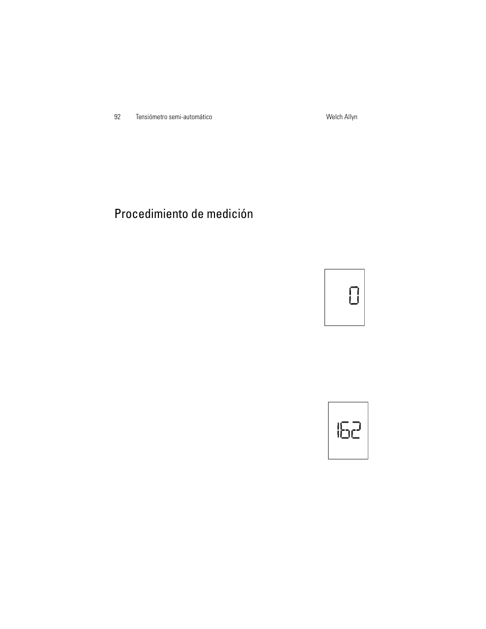 Procedimiento de medición | Welch Allyn OSZ 4 - User Manual User Manual | Page 100 / 130