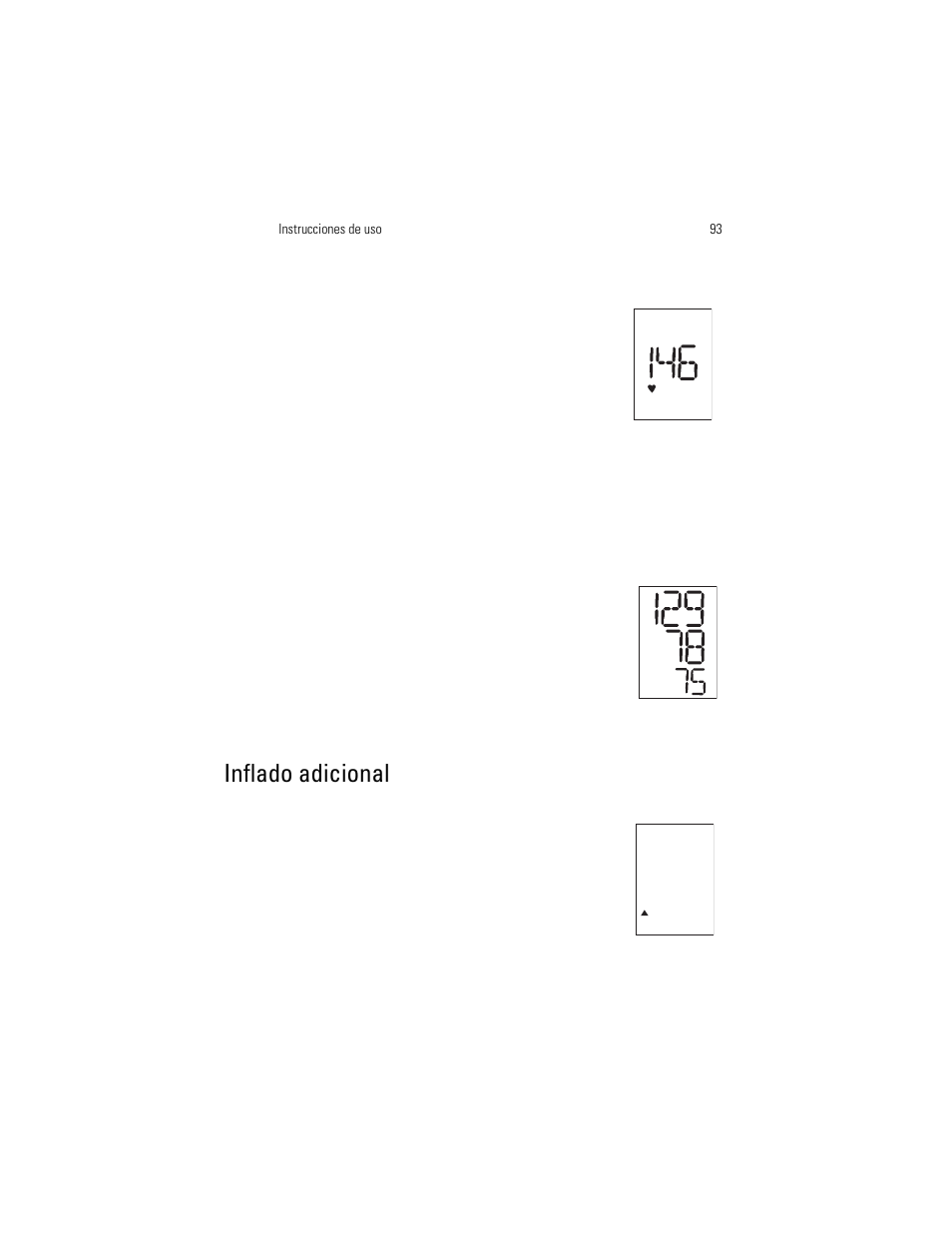 Inflado adicional | Welch Allyn OSZ 4 - User Manual User Manual | Page 101 / 130
