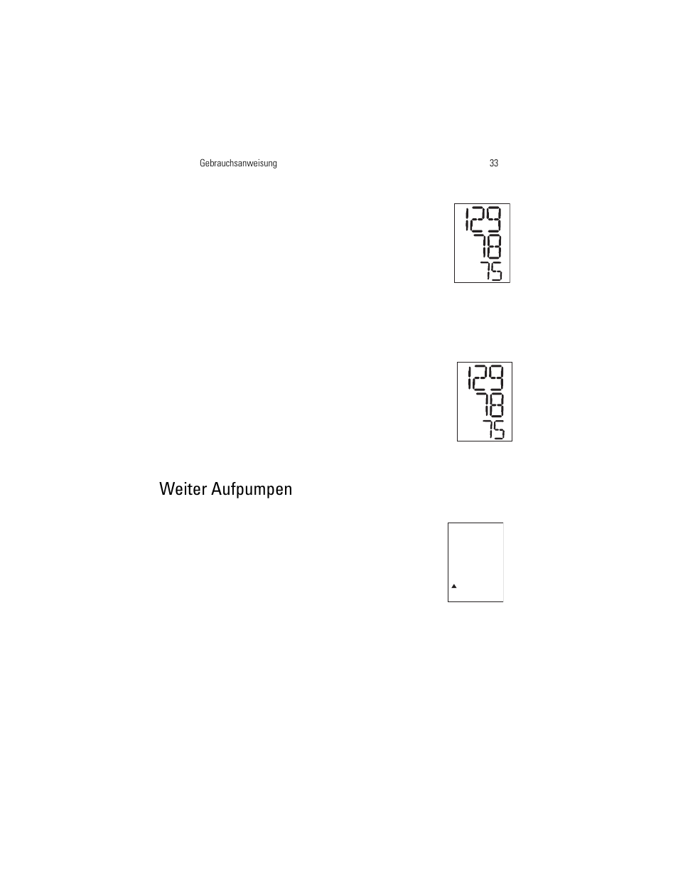 Weiter aufpumpen | Welch Allyn OSZ 4 - User Manual User Manual | Page 41 / 130