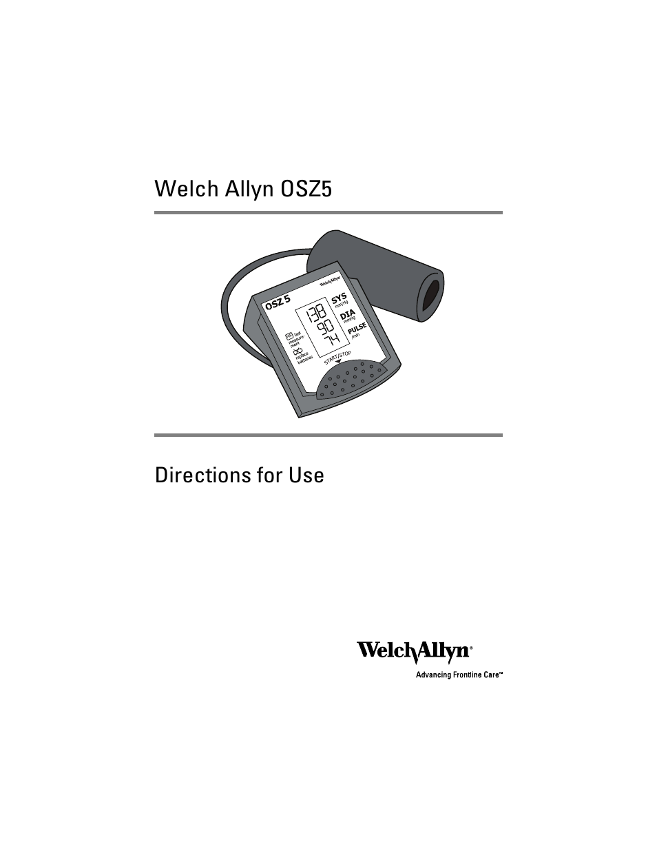 Welch Allyn OSZ 5 - User Manual User Manual | 124 pages