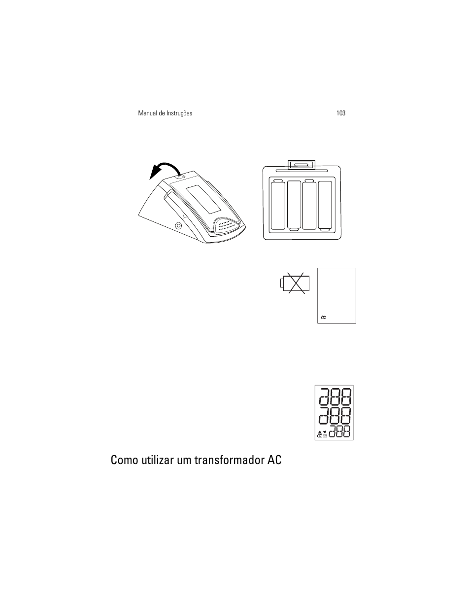Como utilizar um transformador ac | Welch Allyn OSZ 5 - User Manual User Manual | Page 111 / 124