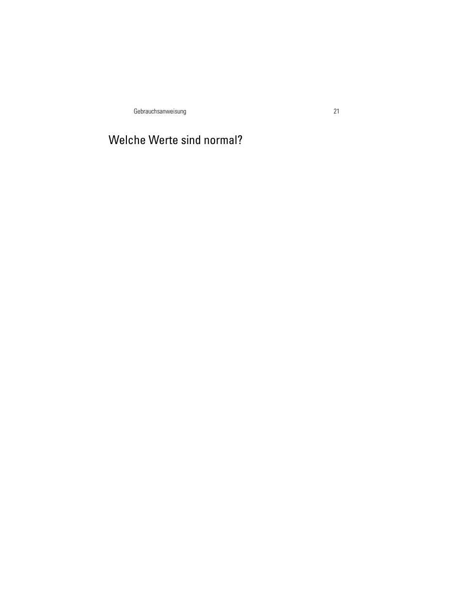 Welche werte sind normal | Welch Allyn OSZ 5 - User Manual User Manual | Page 29 / 124