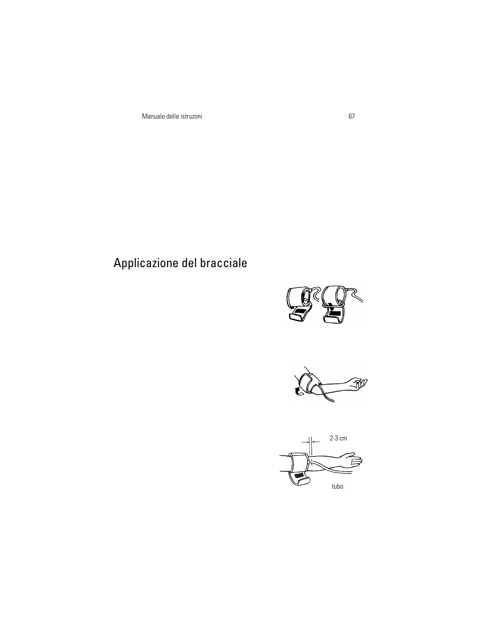 Applicazione del bracciale | Welch Allyn OSZ 5 - User Manual User Manual | Page 75 / 124