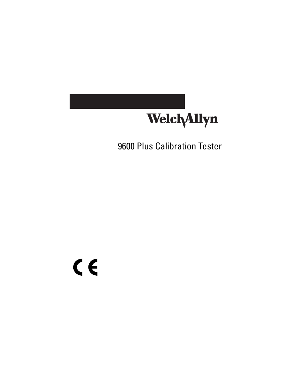 Welch Allyn 9600 Plus Calibration Tester - User Manual User Manual | 106 pages