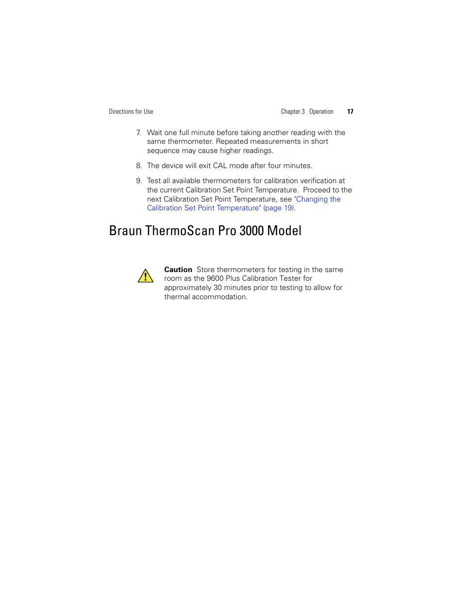 Braun thermoscan pro 3000 model | Welch Allyn 9600 Plus Calibration Tester - User Manual User Manual | Page 23 / 106
