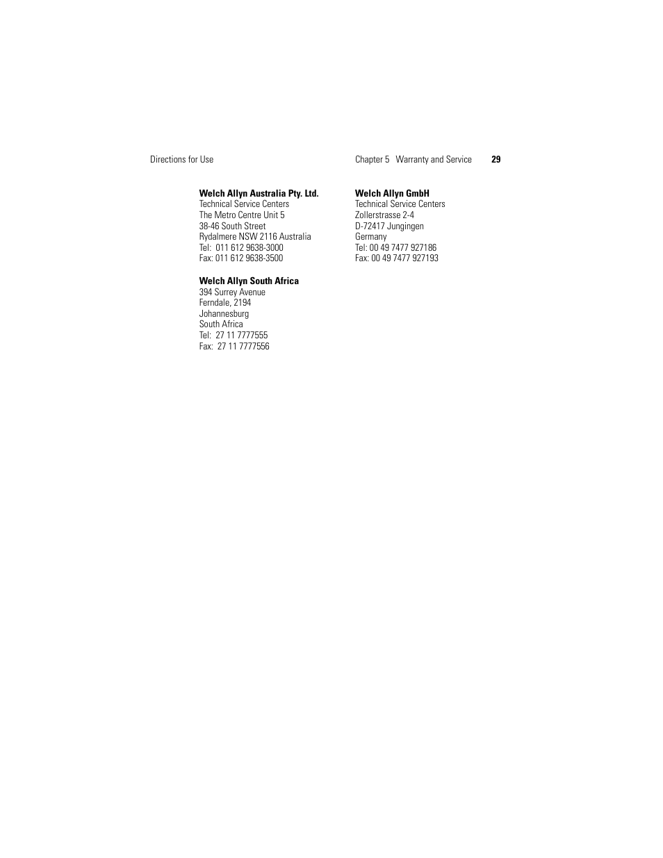 Welch Allyn 9600 Plus Calibration Tester - User Manual User Manual | Page 35 / 106