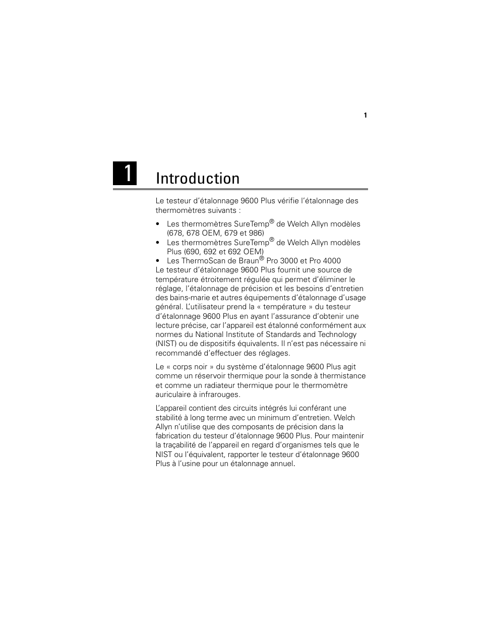 Introduction | Welch Allyn 9600 Plus Calibration Tester - User Manual User Manual | Page 39 / 106