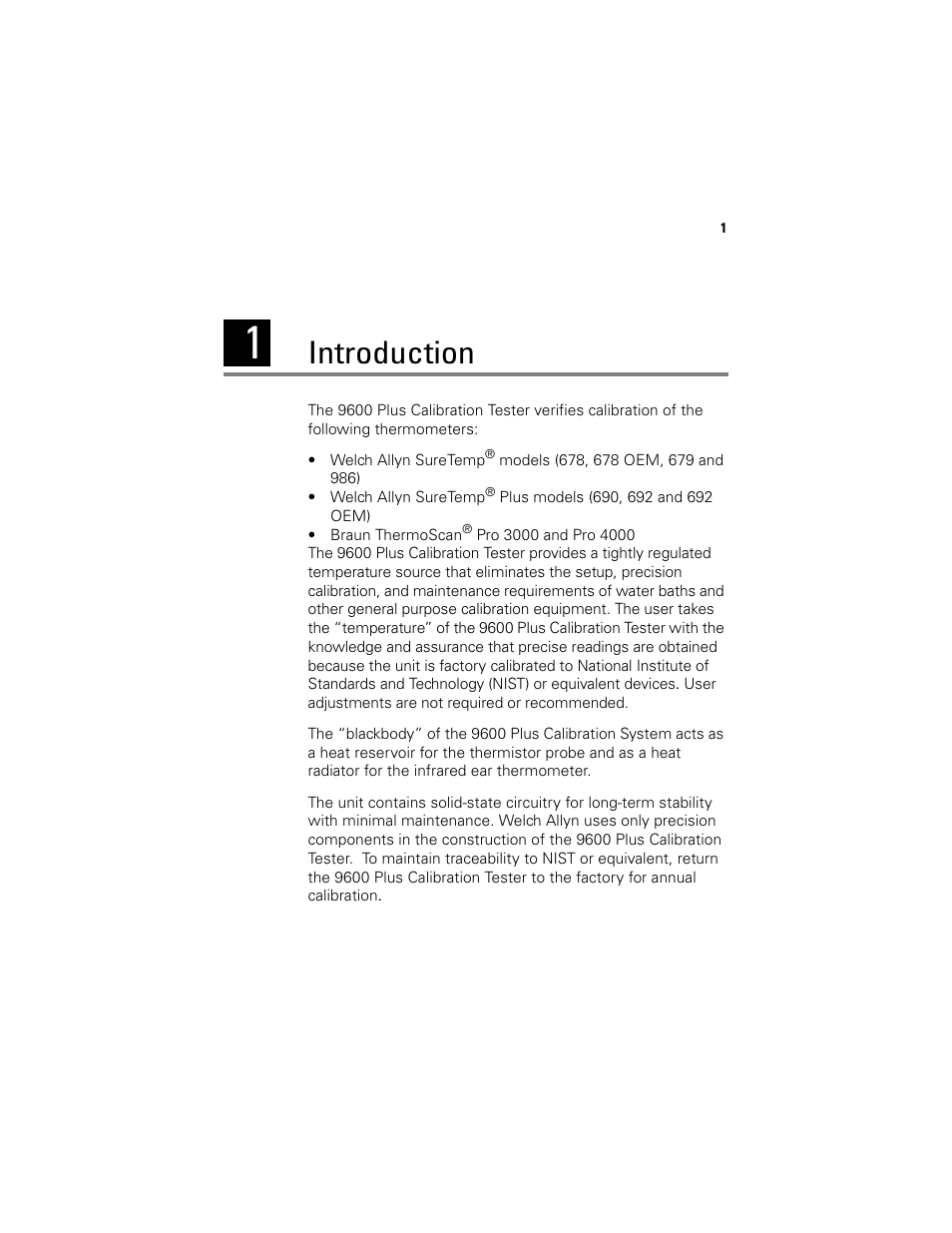 Welch Allyn 9600 Plus Calibration Tester - User Manual User Manual | Page 7 / 106