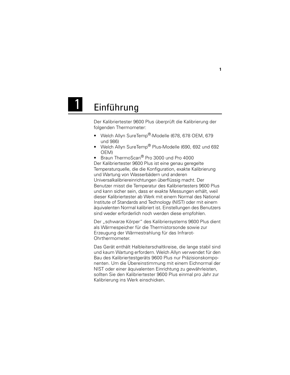 Einführung | Welch Allyn 9600 Plus Calibration Tester - User Manual User Manual | Page 71 / 106