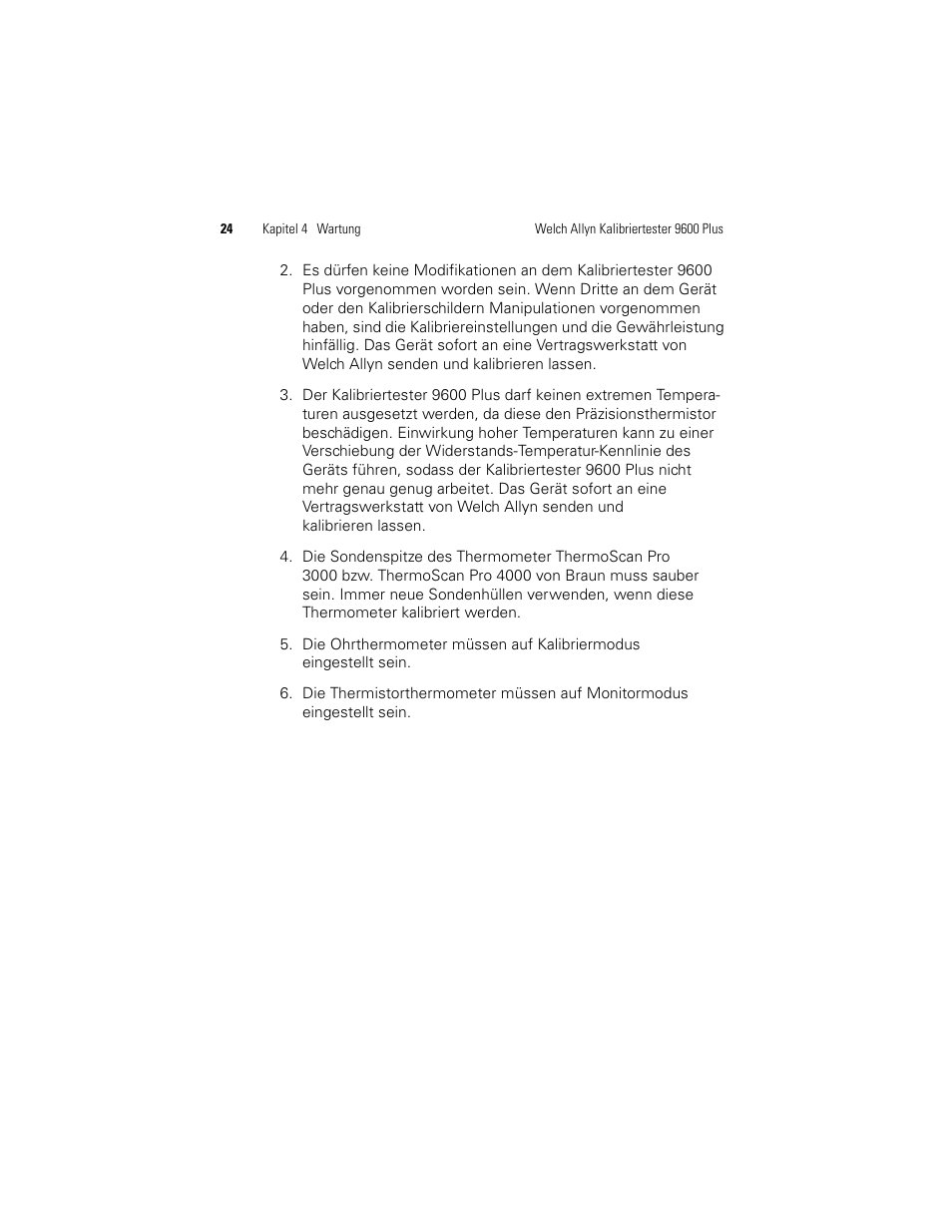 Welch Allyn 9600 Plus Calibration Tester - User Manual User Manual | Page 94 / 106