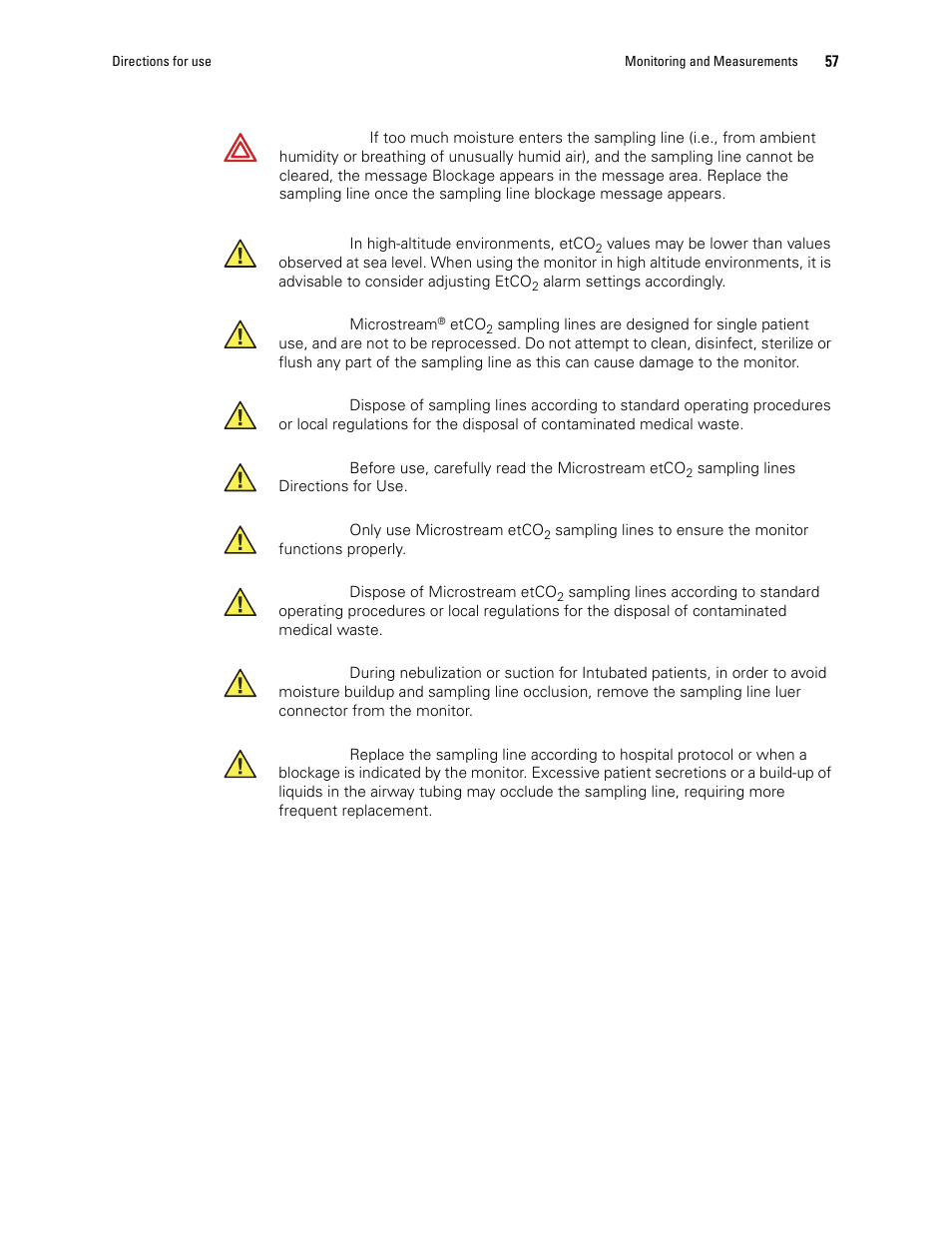 Welch Allyn 1500 Patient Monitor v.1.3.X - User Manual User Manual | Page 61 / 134