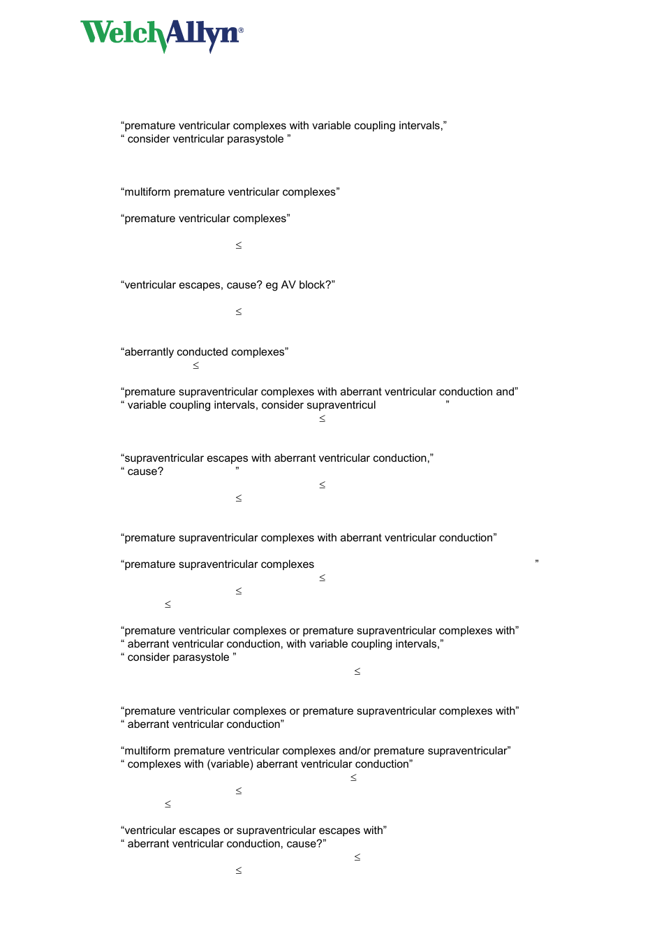 Cardioperfect workstation | Welch Allyn Cardioperfect Workstation, PEDMEANS ECG Interpretation Module - Physicians - User Manual User Manual | Page 32 / 55