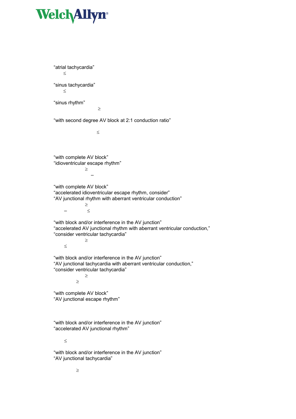 Cardioperfect workstation | Welch Allyn Cardioperfect Workstation, PEDMEANS ECG Interpretation Module - Physicians - User Manual User Manual | Page 37 / 55