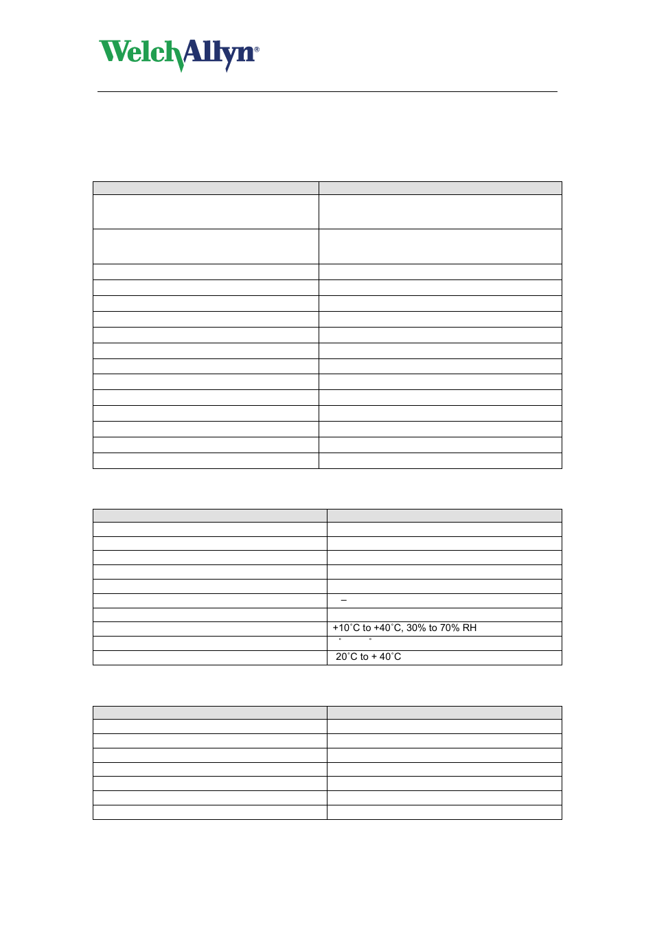 Technical specifications, Cardioperfect, Pro ecg recorder - user manual | Welch Allyn Cardioperfect PRO ECG Recorder - User Manual User Manual | Page 21 / 26