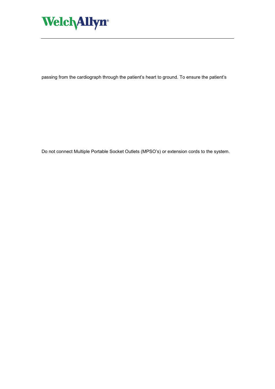 Accessories, Cardioperfect, Pro ecg recorder - user manual | Patient and operational safety | Welch Allyn Cardioperfect PRO ECG Recorder - User Manual User Manual | Page 6 / 26