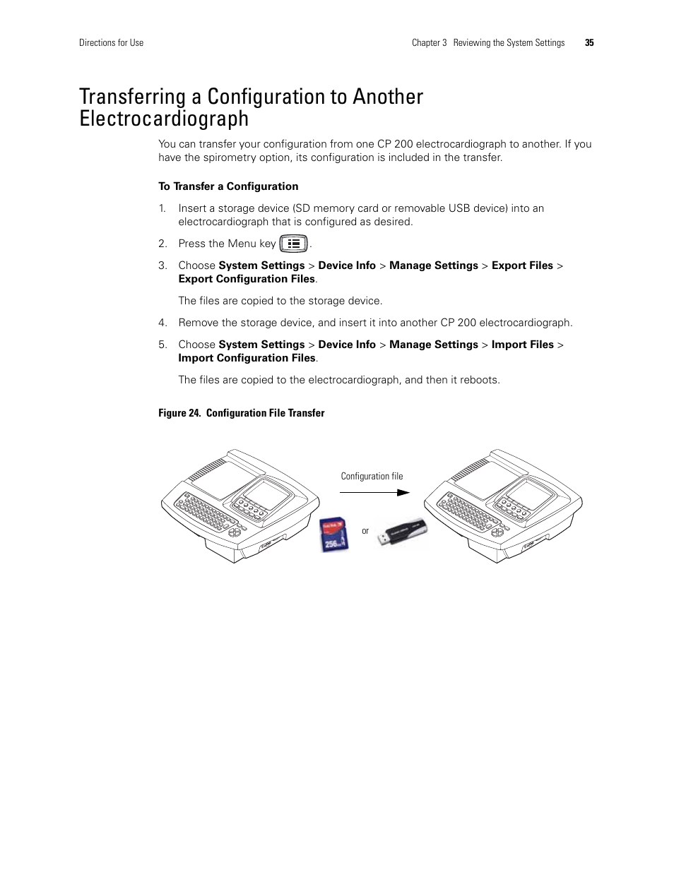 Welch Allyn CP 200 12-Lead Resting Electrocardiograph - User Manual User Manual | Page 39 / 112