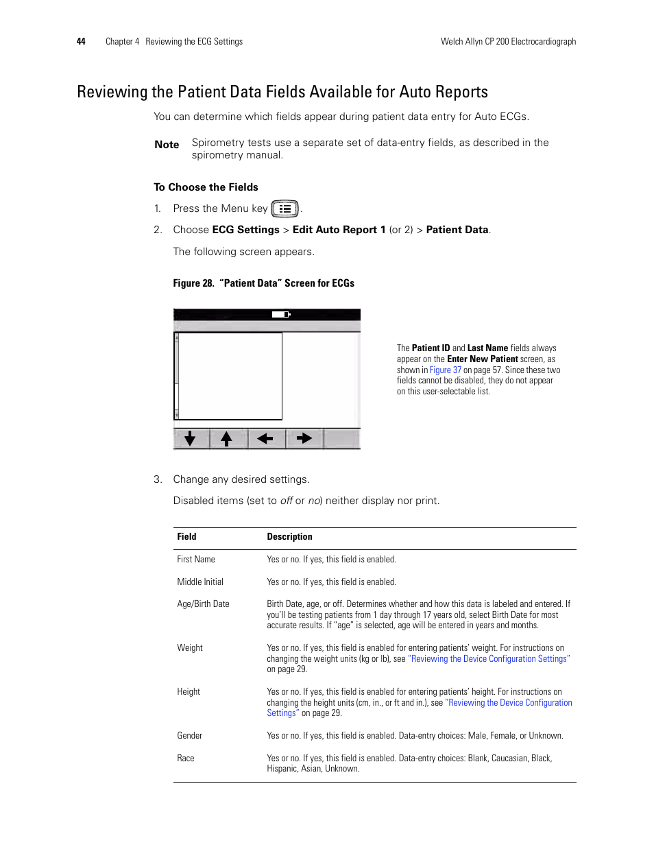 Welch Allyn CP 200 12-Lead Resting Electrocardiograph - User Manual User Manual | Page 48 / 112