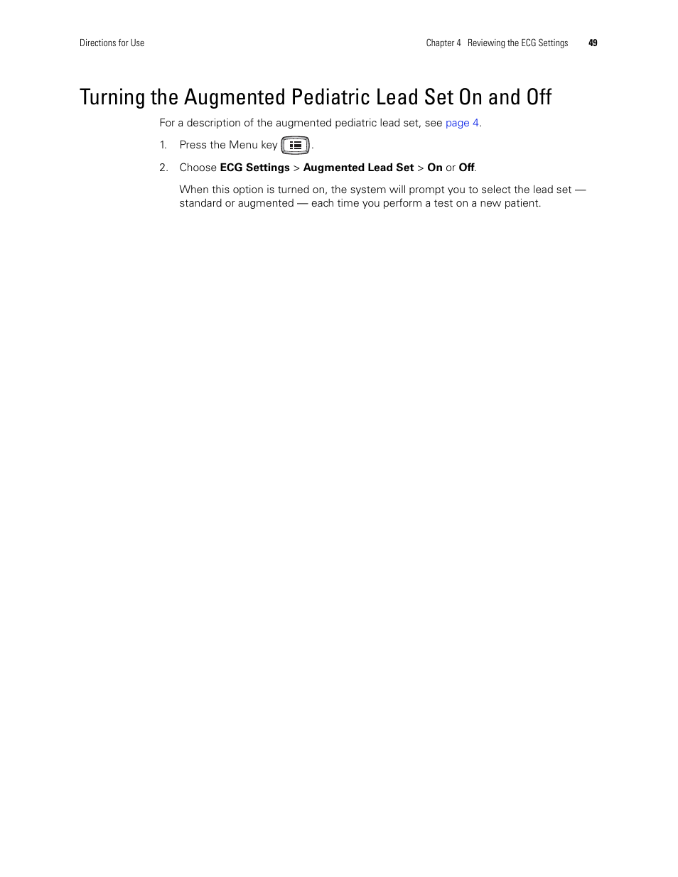 Welch Allyn CP 200 12-Lead Resting Electrocardiograph - User Manual User Manual | Page 53 / 112