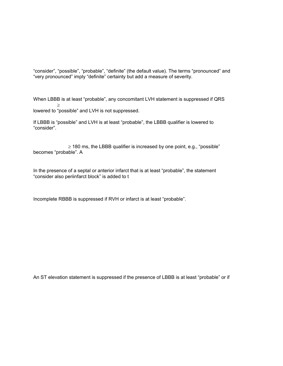 21 interaction of statements | Welch Allyn Means ECG Physicians Manual for CP Series Electrocardiographs - User Manual User Manual | Page 29 / 62