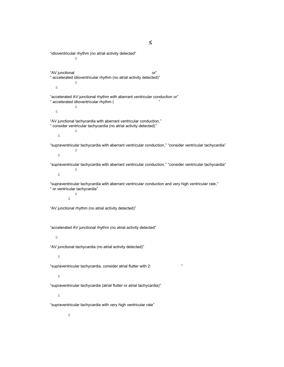 7 group 4: regular rhythms with p/qrs ( 0.15 | Welch Allyn Means ECG Physicians Manual for CP Series Electrocardiographs - User Manual User Manual | Page 44 / 62