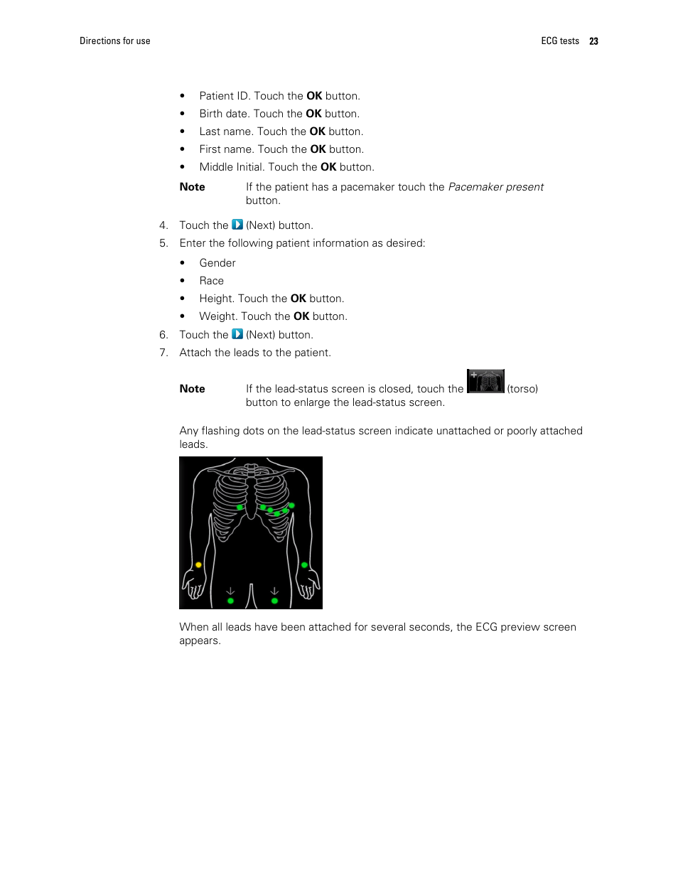 Welch Allyn CP 150 12-lead resting electrocardiograph v.1.00.XX - User Manual User Manual | Page 27 / 58