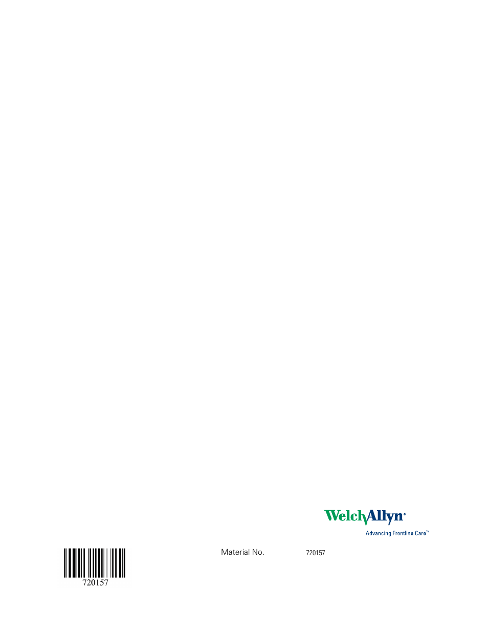 Welch Allyn CP 150 12-lead resting electrocardiograph v.2.00.XX - User Manual User Manual | Page 58 / 58