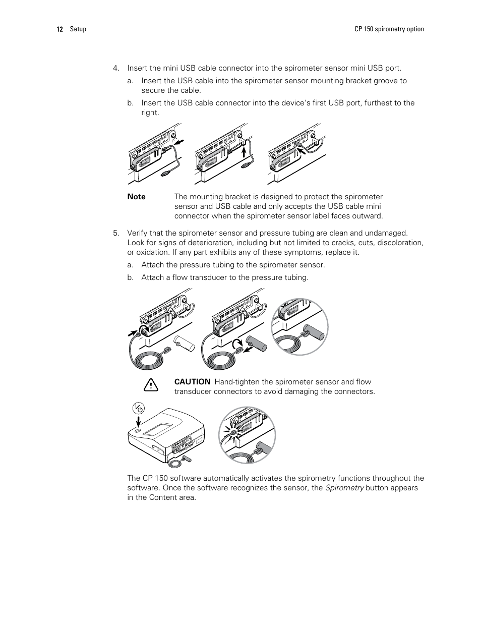 Welch Allyn CP 150 spirometry option - User Manual User Manual | Page 16 / 68