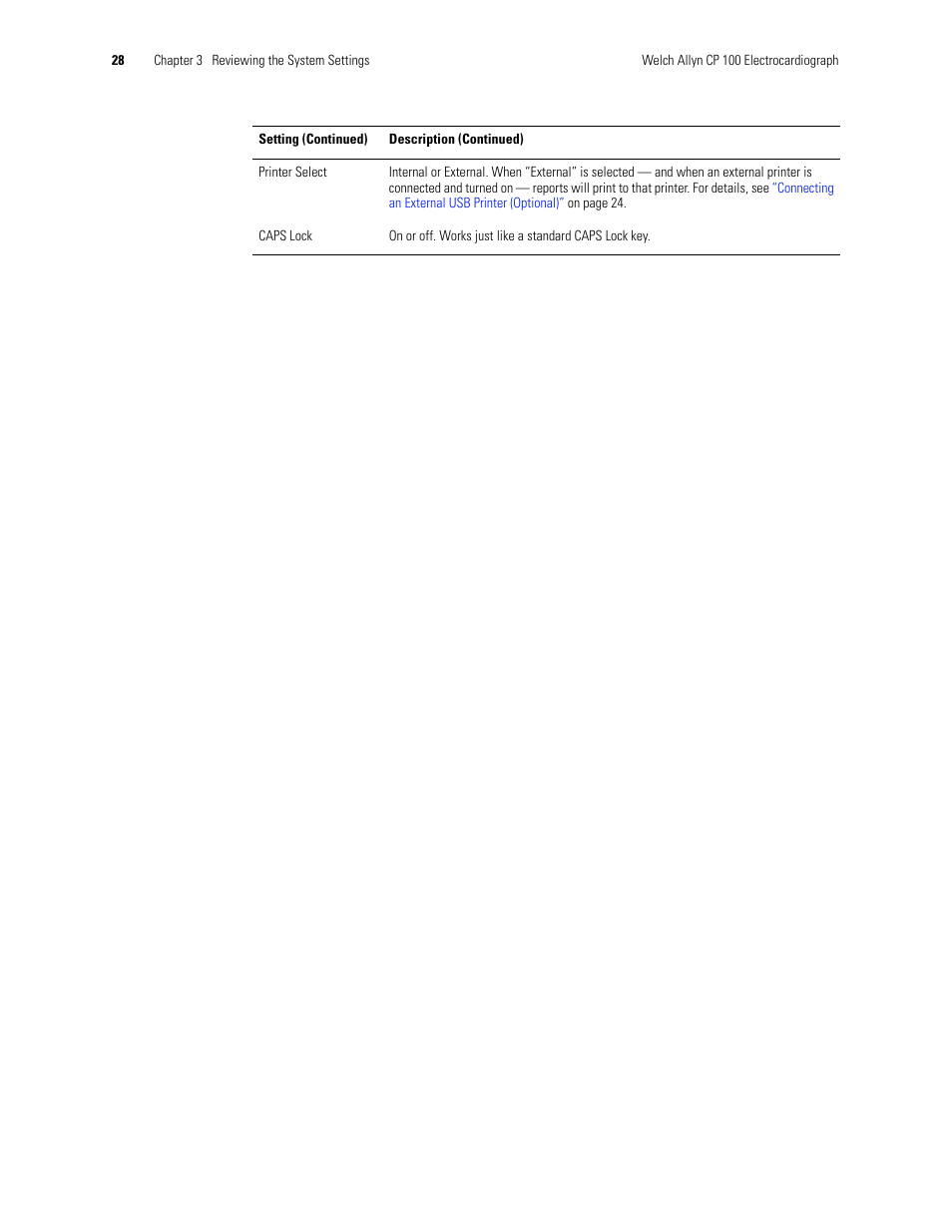 Welch Allyn CP 100 12-Lead Resting Electrocardiograph - User Manual User Manual | Page 32 / 90