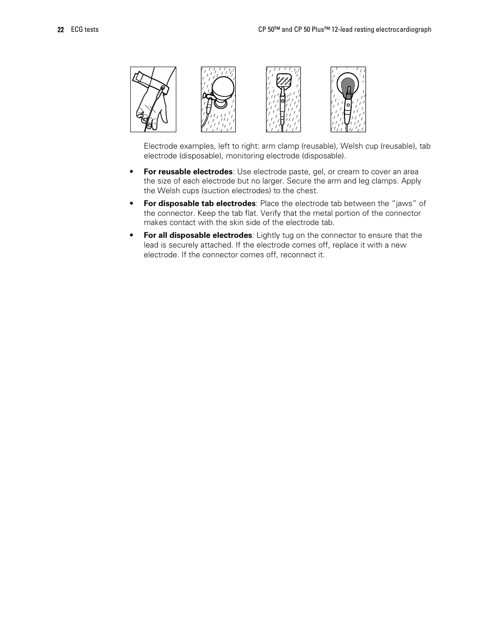 Welch Allyn CP 50 Plus 12-lead resting electrocardiograph - User Manual User Manual | Page 26 / 52