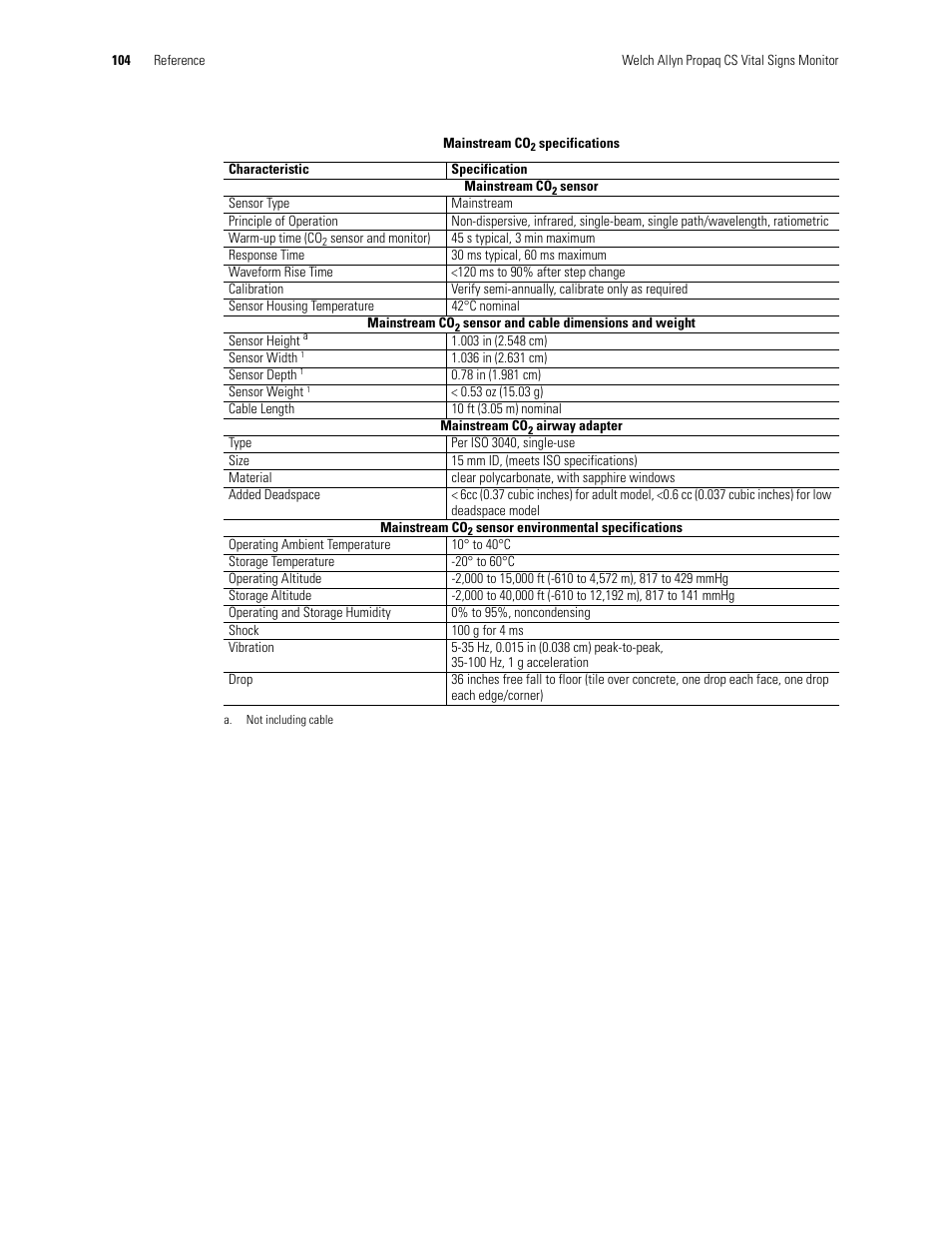 Welch Allyn 246 Propaq CS Vital Signs Monitor v.3.7X - User Manual User Manual | Page 108 / 130