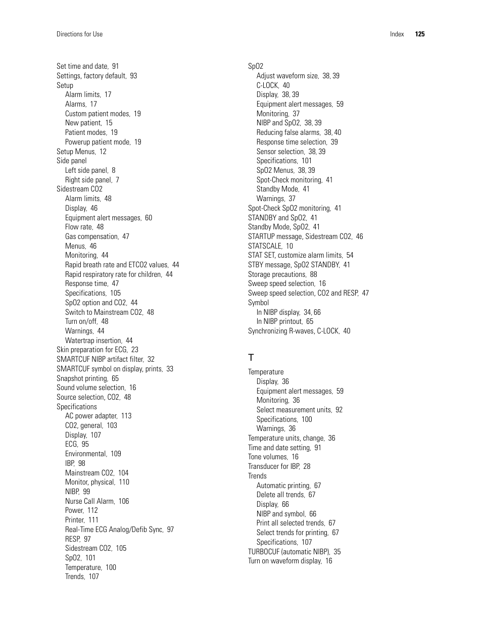 Welch Allyn 246 Propaq CS Vital Signs Monitor v.3.7X - User Manual User Manual | Page 129 / 130