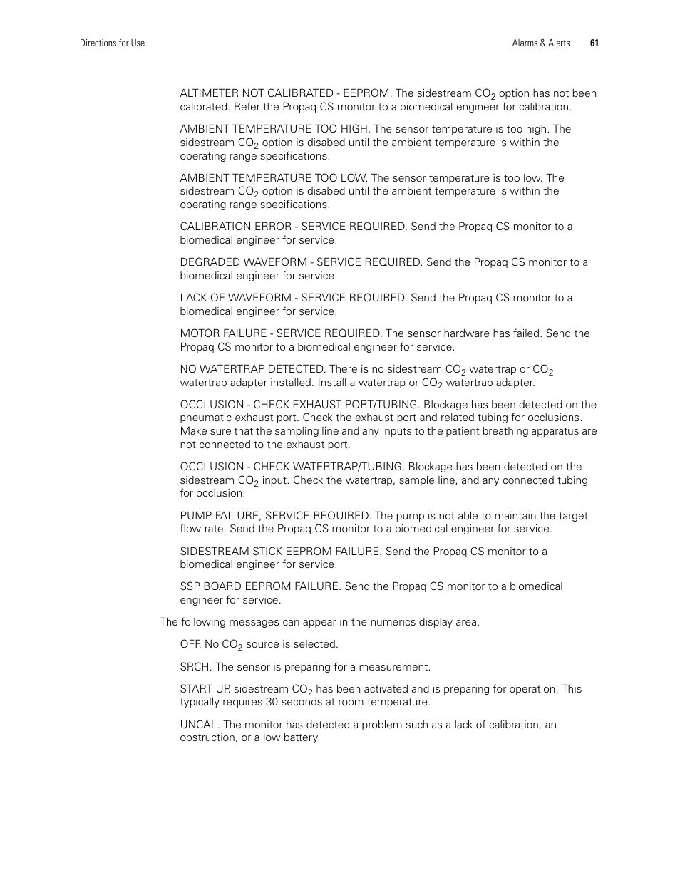 Welch Allyn 246 Propaq CS Vital Signs Monitor v.3.7X - User Manual User Manual | Page 65 / 130