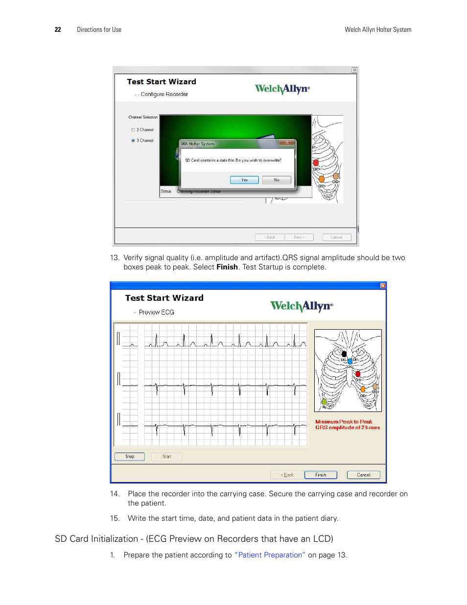 Welch Allyn Holter System - User Manual User Manual | Page 26 / 70