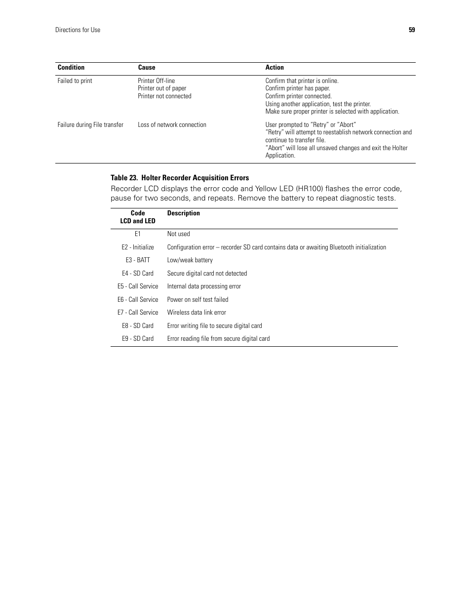 Welch Allyn Holter System - User Manual User Manual | Page 63 / 70