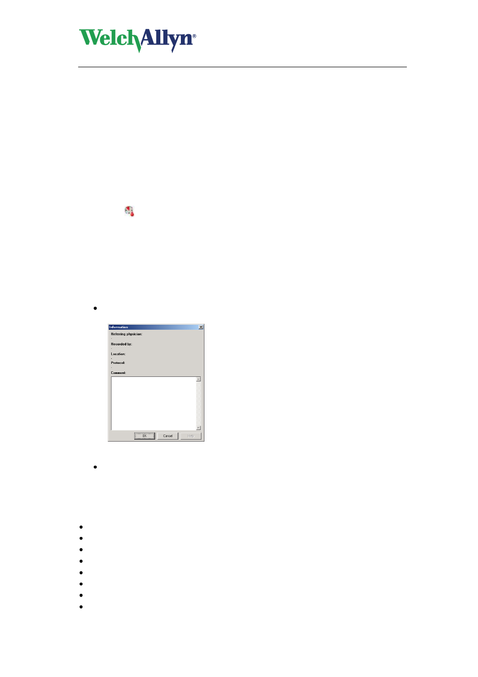 Viewing an abp test, 1 view an abp test, To view an abp test | 2 view and add information, To view information about the test, To enter your own comments, 3 views, Cardioperfect workstation, Abp module - user manual | Welch Allyn CardioPerfect Workstation ABP Module - User Manual User Manual | Page 16 / 40