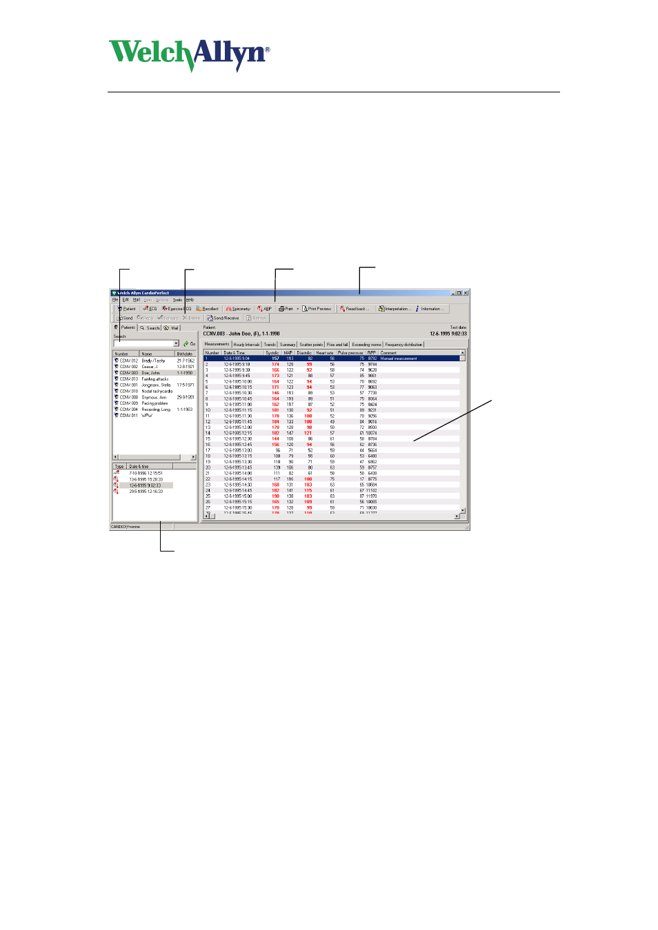Getting started, 1 the abp window, Cardioperfect workstation | Abp module - user manual | Welch Allyn CardioPerfect Workstation ABP Module - User Manual User Manual | Page 9 / 40