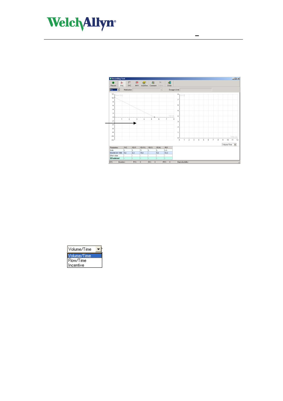 Cardioperfect workstation, Spiroperfect module – user manual | Welch Allyn CardioPerfect Workstation SpiroPerfect Module - User Manual User Manual | Page 43 / 95