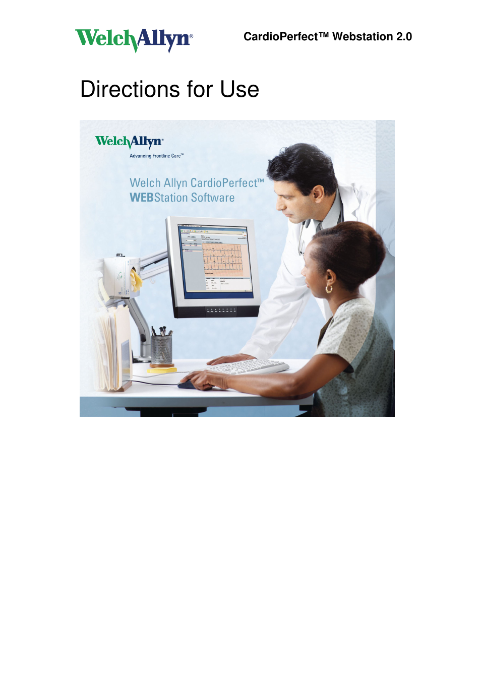 Welch Allyn CardioPerfect Webstation 2.0 - User Manual User Manual | 24 pages