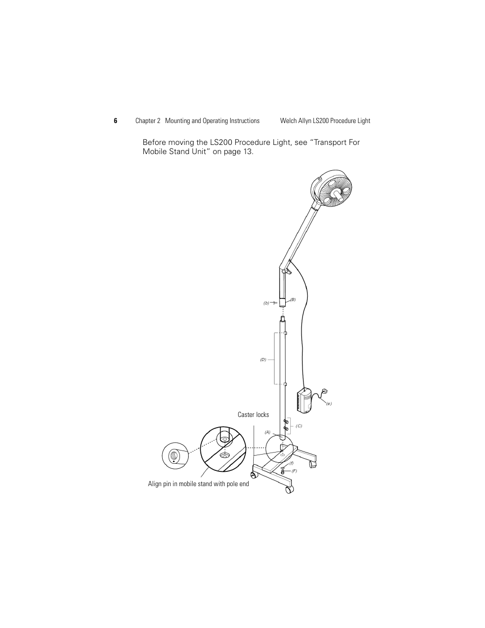 Welch Allyn LS200 Procedure Light - User Manual User Manual | Page 12 / 36