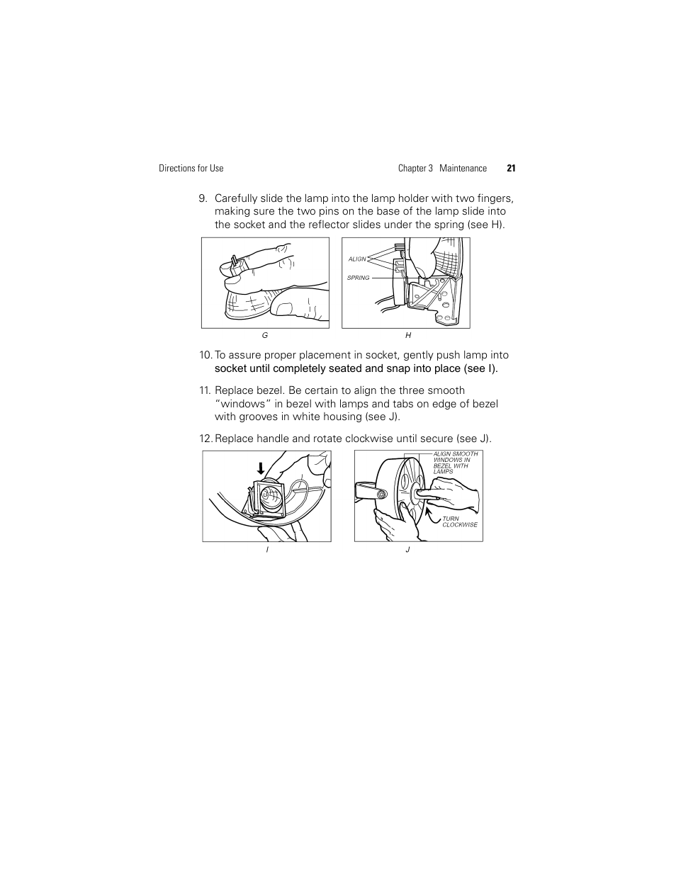 Welch Allyn LS200 Procedure Light - User Manual User Manual | Page 27 / 36