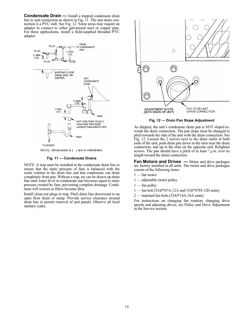 Bryant Air Handling Units 524J User Manual | Page 15 / 36