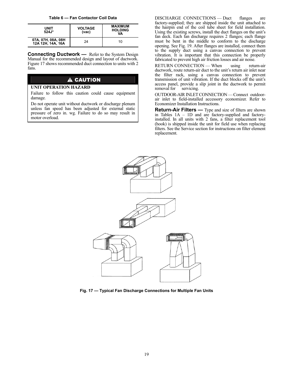 Bryant Air Handling Units 524J User Manual | Page 19 / 36