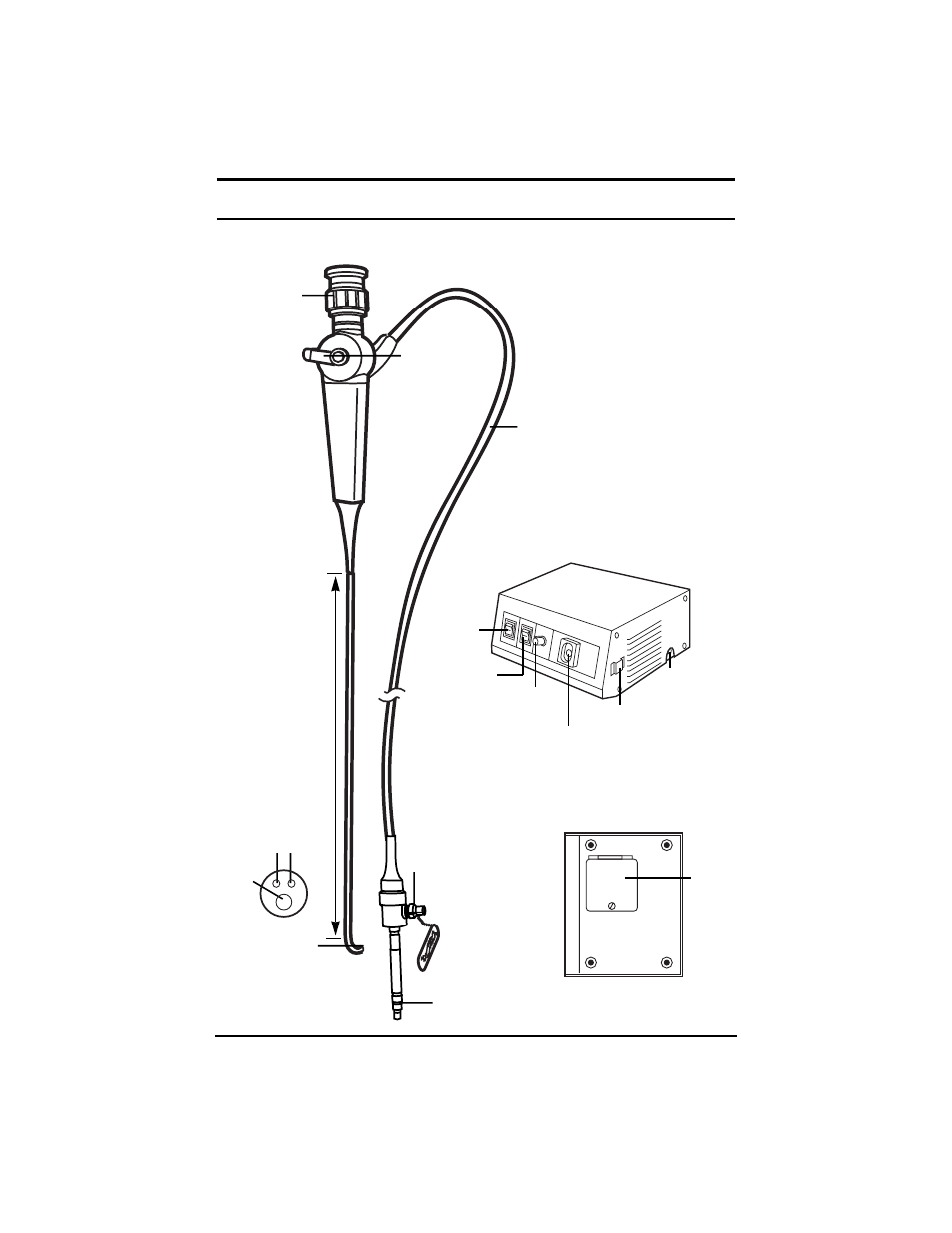 Nomenclature, Rl-150 rhinolaryngoscope, Lx-150 light source | Welch Allyn RL-150 Rhinolaryngoscope - User Manual User Manual | Page 4 / 16