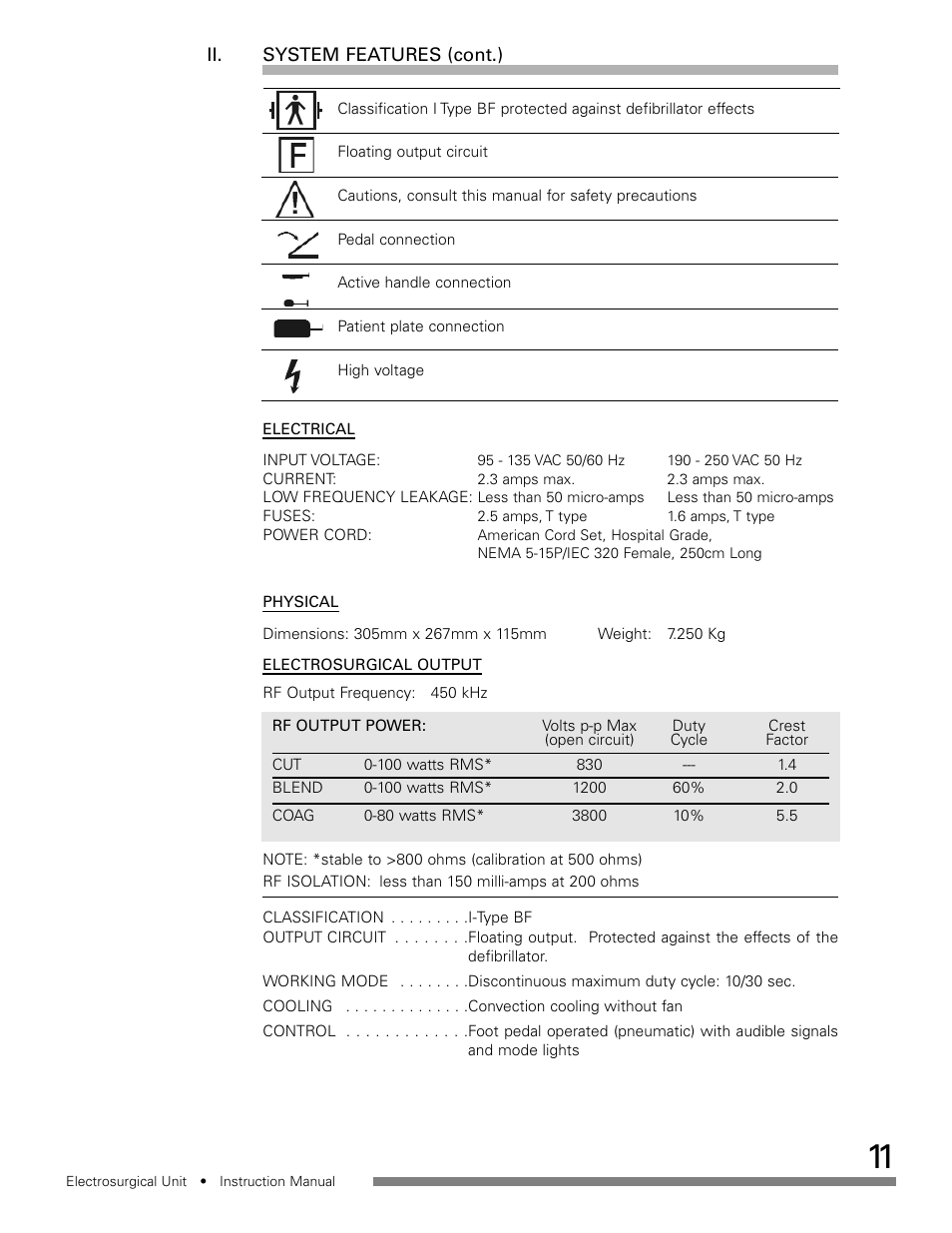 Welch Allyn Electrosurgical Unit - User Manual User Manual | Page 12 / 24